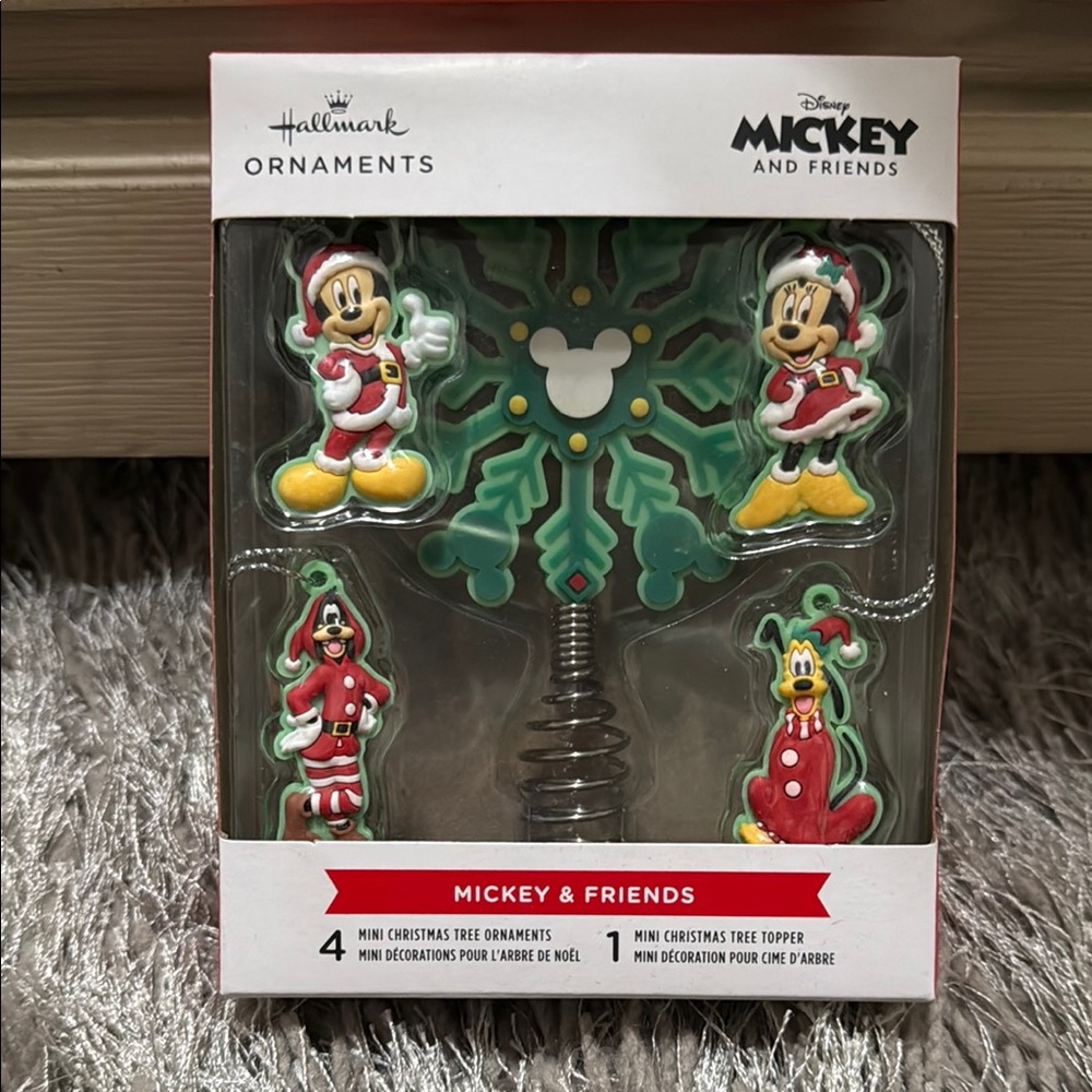 Hallmark Red and Green Holiday Ornaments Set
